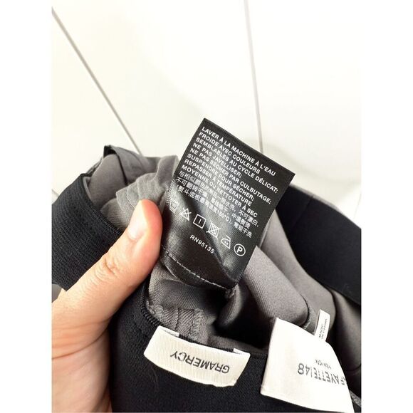 Lafayette 148 Gramercy Acclaimed Stretch Pants in Shale Size 12 $598 - Picture 11 of 11